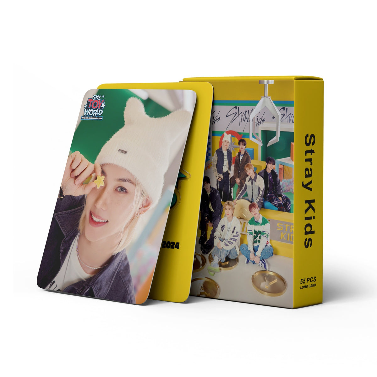 straykids skz toy world 通常盤 封入 24枚 トレカ STRAY KIDS FAN CONNECTING 2024 SKZ TOY WORLD OFFICIAL PHOTO CARD