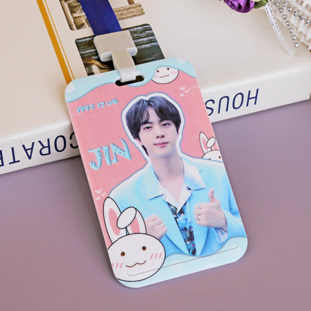 BTS Card Holder/ Neck Strap