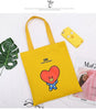 BT21 Cute Canvas Tote Bags