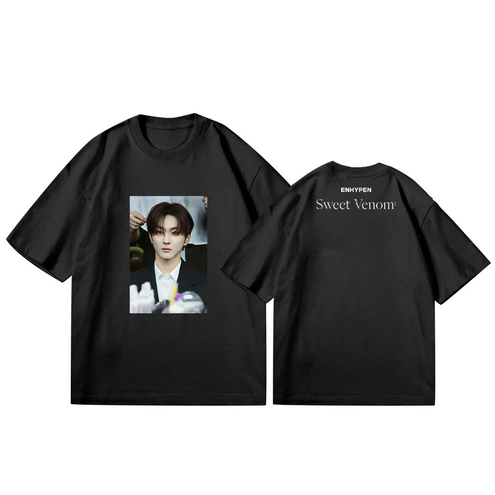 ENHYPEN S/S T-shirt(Charcoal)　 L ENHYPEN S/S T-shirt(Charcoal) Mサイズ - メルカリ