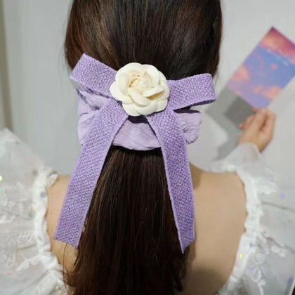 Yet to come in BUSAN City Flower Purple Camellia  Hair Bands