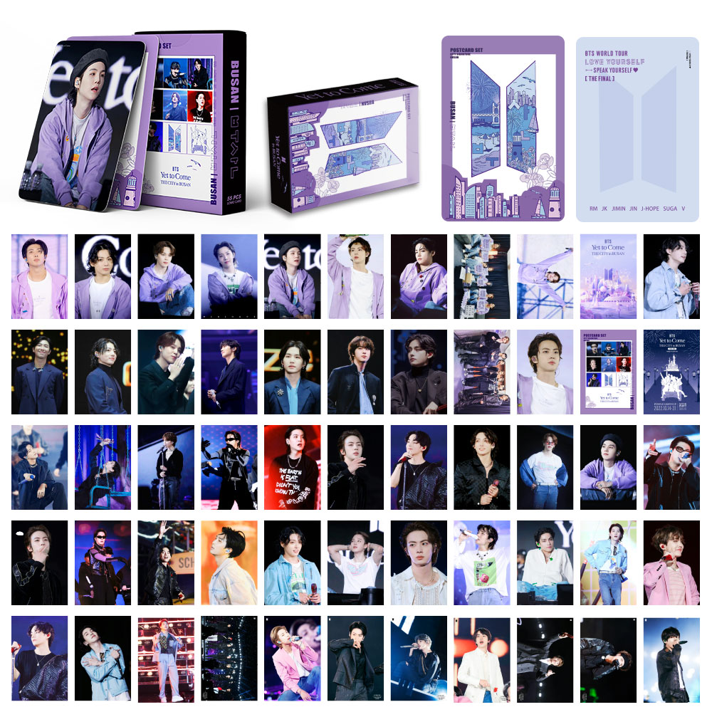 BTS Yet to Come THE CITY in BUSAN Postcards 55 PCS