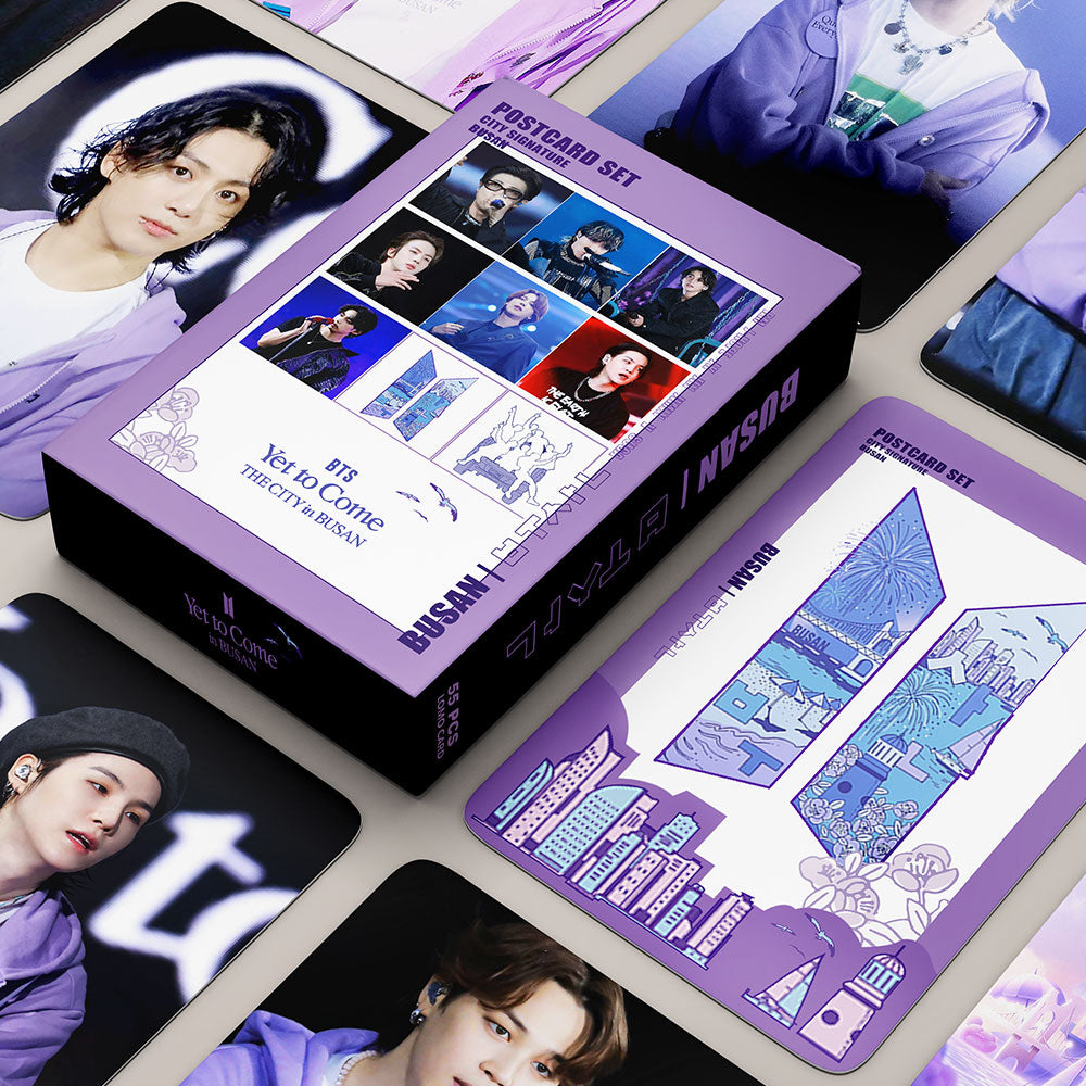 BTS Yet to Come THE CITY in BUSAN Postcards 55 PCS