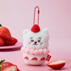 BT21 Strawberry Party Plush Keyring