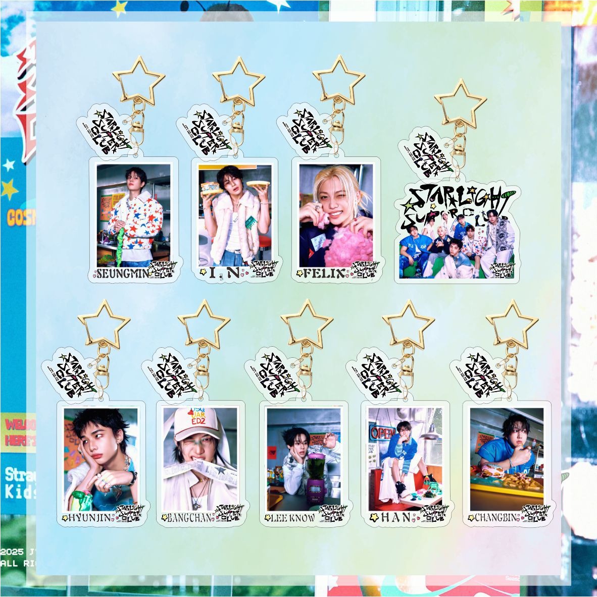 SKZ STARLIGHT SUPER CLUB Keyring