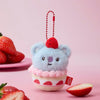 BT21 Strawberry Party Plush Keyring