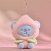 BT21 Peach Plush Keyring