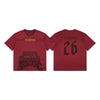 Bangtan Arirang Tour Vintage Burgundy Jersey