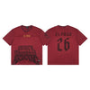 Bangtan Arirang Tour Vintage Burgundy Jersey