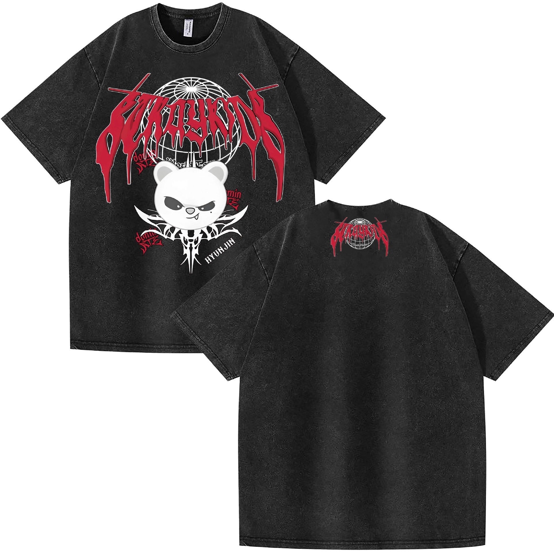 EVIL SKZOO Tシャツ リービット スキズ ポプスト リノ EVIL SKZOO T-SHIRT - World Tour 'dominATE'【Leebit】/ Stray