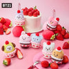 BT21 Strawberry Party Plush Keyring