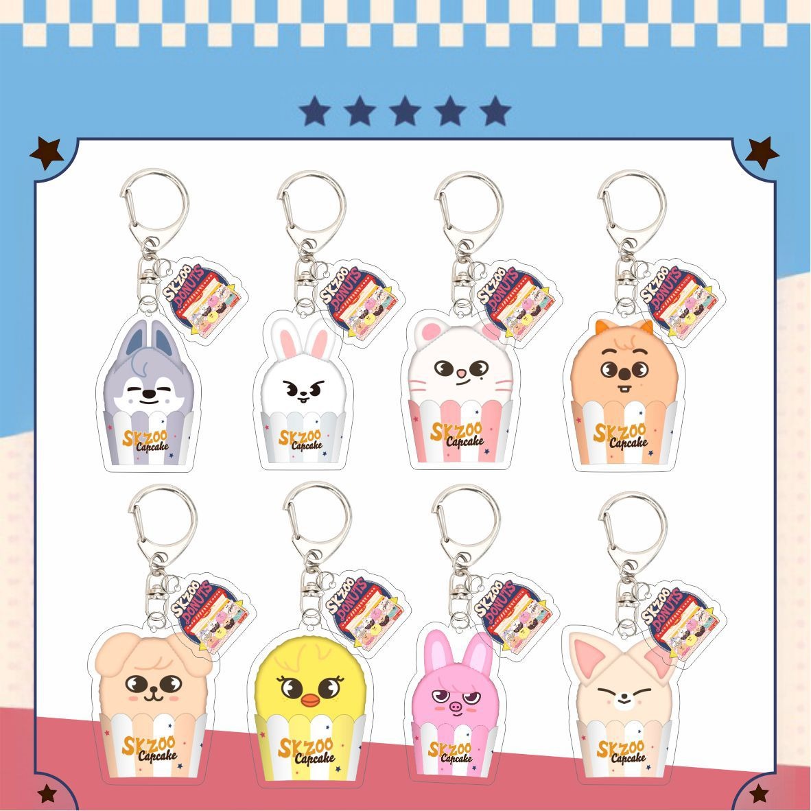 SKZOO Cute Donuts Keyring Limited Edition