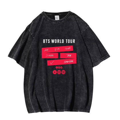 Retro Arirang Bangtan World Tour Shirt