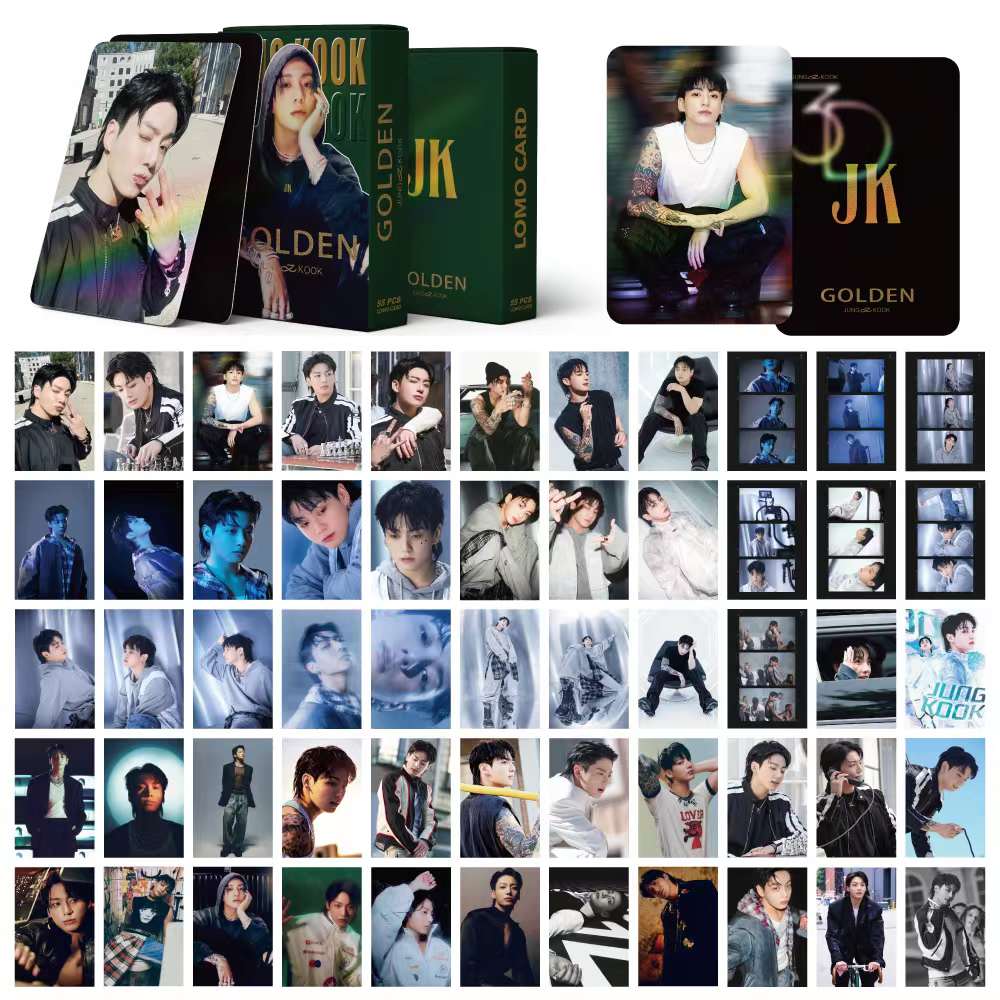 Kdna Store JUNGKOOK GOLDEN PHOTOCARDS (55pcs/set)