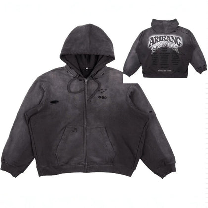 Bangtan Arirang World Tour Zip Up Hoodie