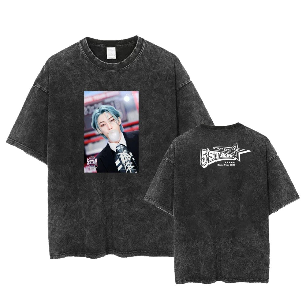 Stray Kids 5-STAR DOME TOUR Retro T-Shirt