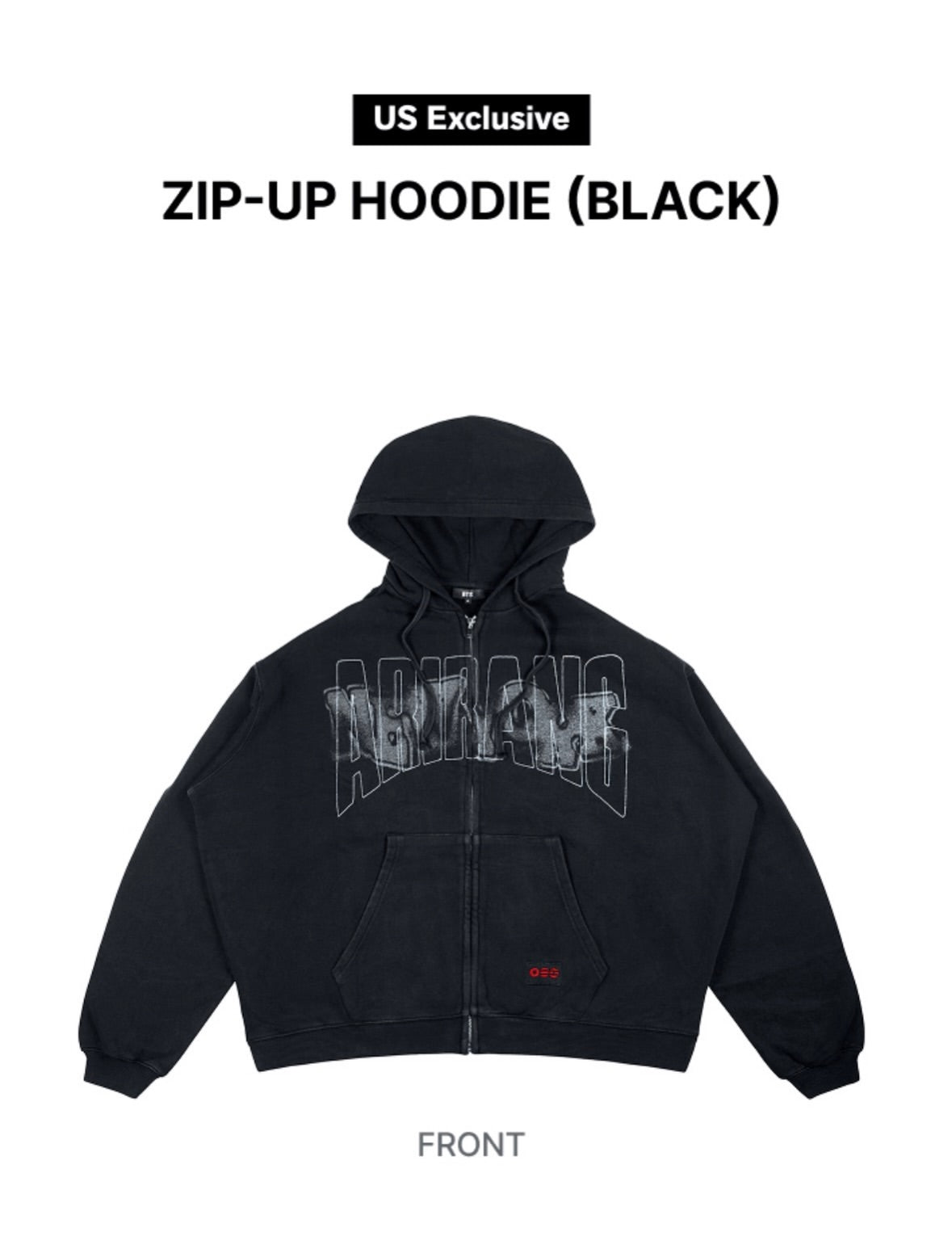 Arirang US Exclusive Zip Up Hoodie