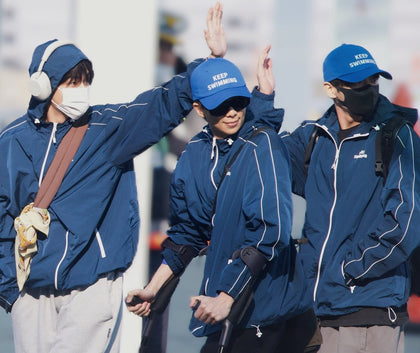 Bangtan Keep Swimming Cap