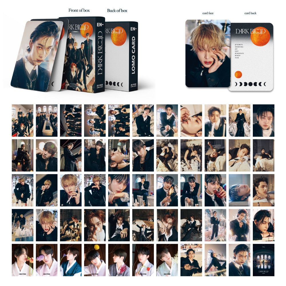 Kdna Store ENHYPEN DARK BLOOD Photocards - 2 Vers.