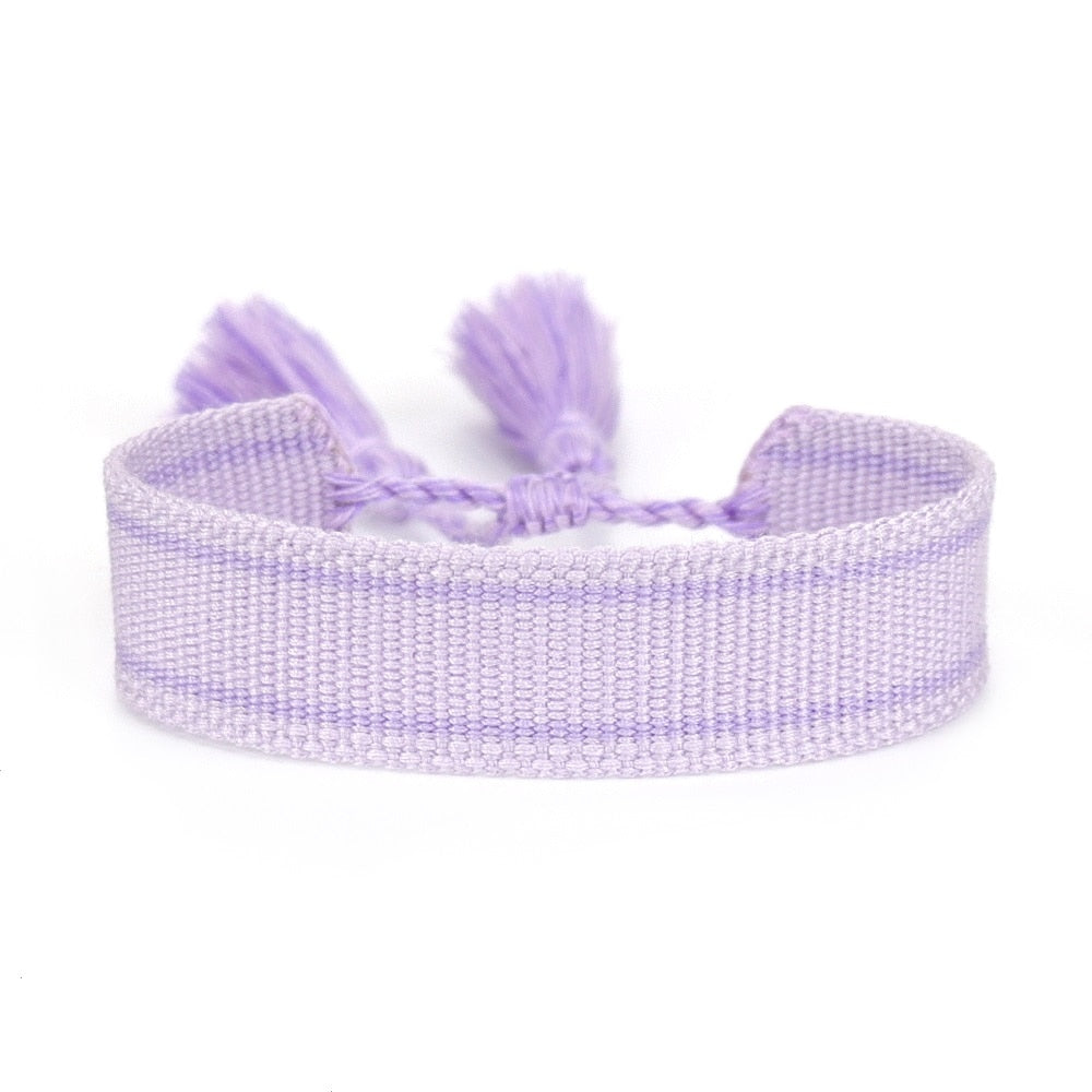 Purple Woven Friendship/Lover Bracelets