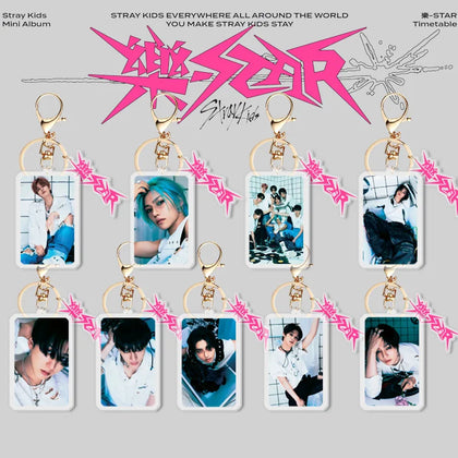 STRAY KIDS ROCK STAR Keychain