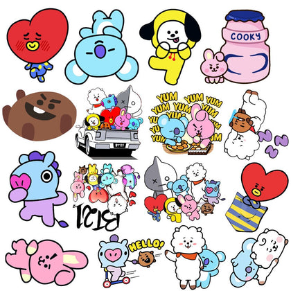 BT21 Cute Stickers - 10/30/50PCS