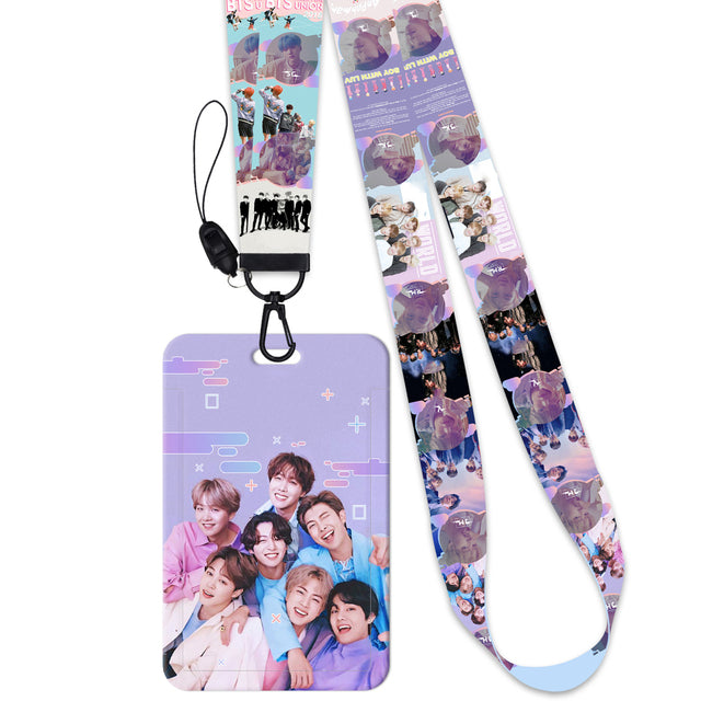 BTS Card Holder/ Neck Strap