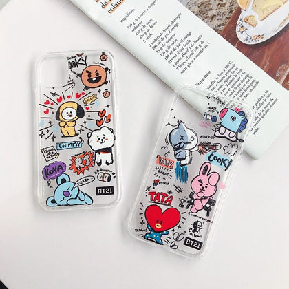 BT21 phone case for Apple iphone
