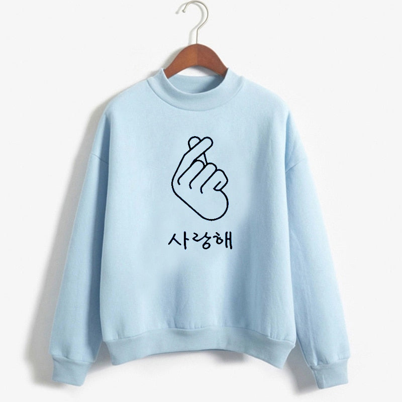 Korean Style Finger Heart Sweater