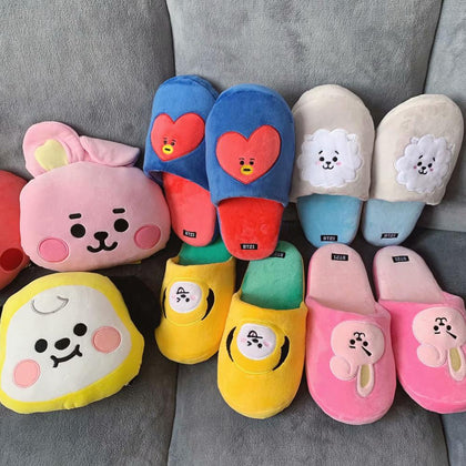 BT21 Soft Cute Slippers