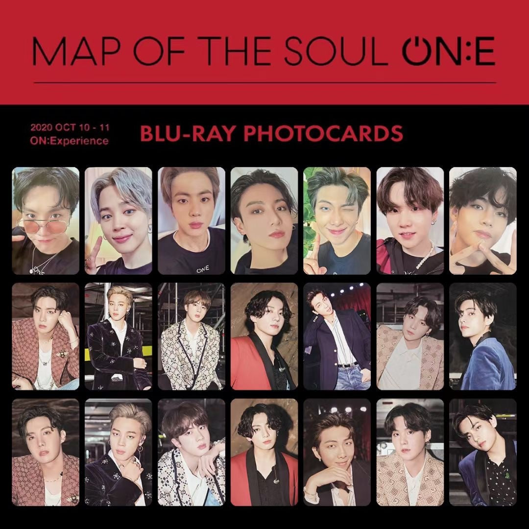 BTS MAP OF THE SOUL ON:E BLU-RAY Photocards