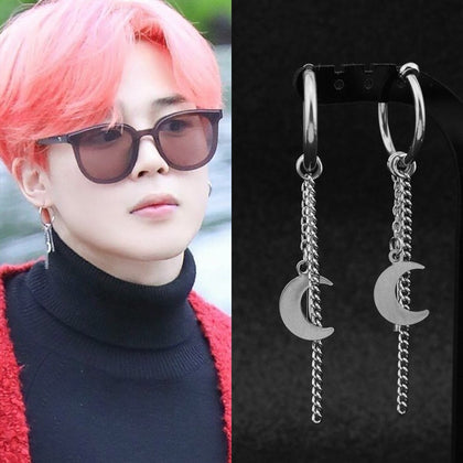 BTS Jimin fashion Moon Tassel chain