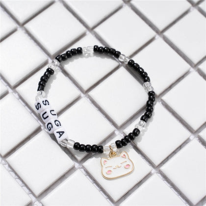 Kpop Bangtan Boys Beads Bracelet