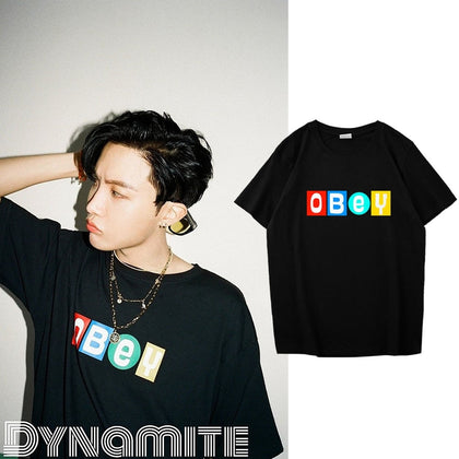 BTS Jhope short sleeve casual short sleeve/ DYNAMIT