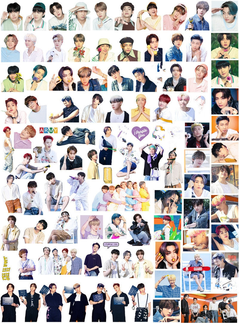 BTS Stickers 100 pcs/set - Mixed Editions