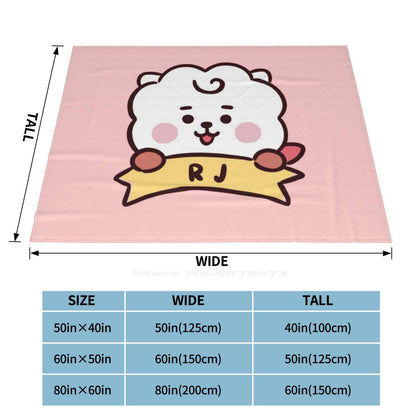 BT21 RJ Soft Blanket