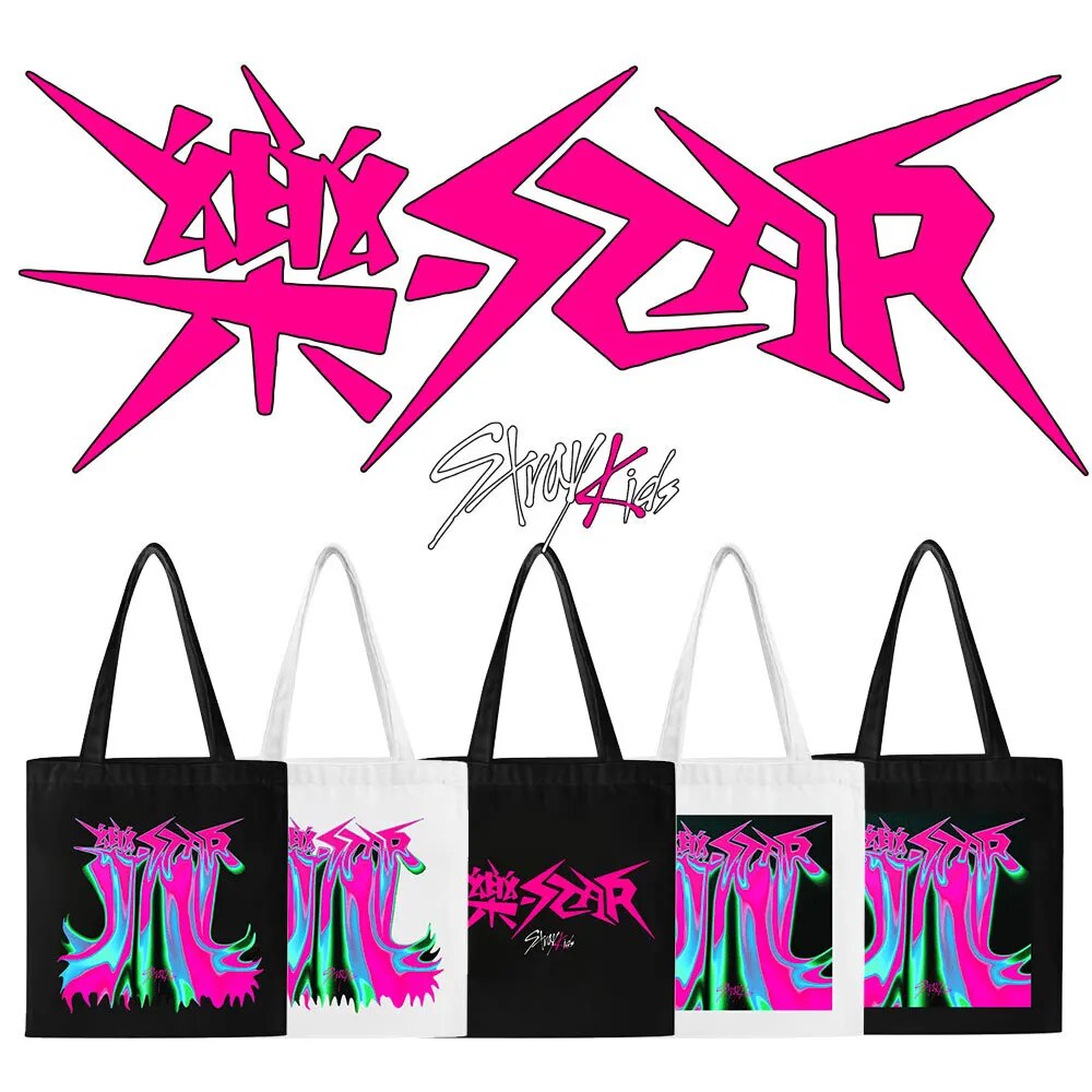 Stray Kids 樂-STAR CANVAS BAG