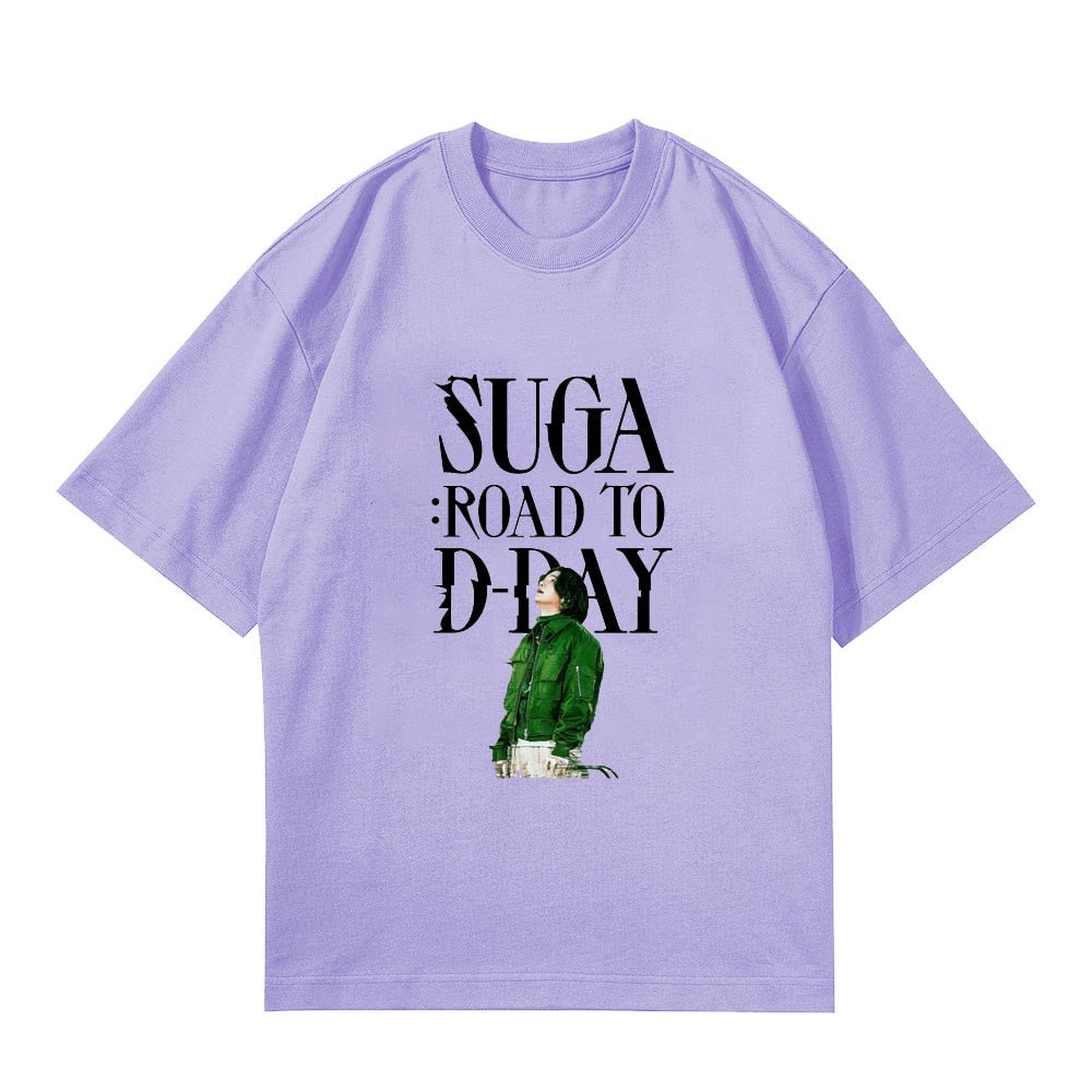 SUGA ROAD TO D-DAY T shirt