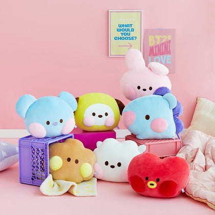 BT21 Line Friends Soft Plush Pillows - Limited Edition