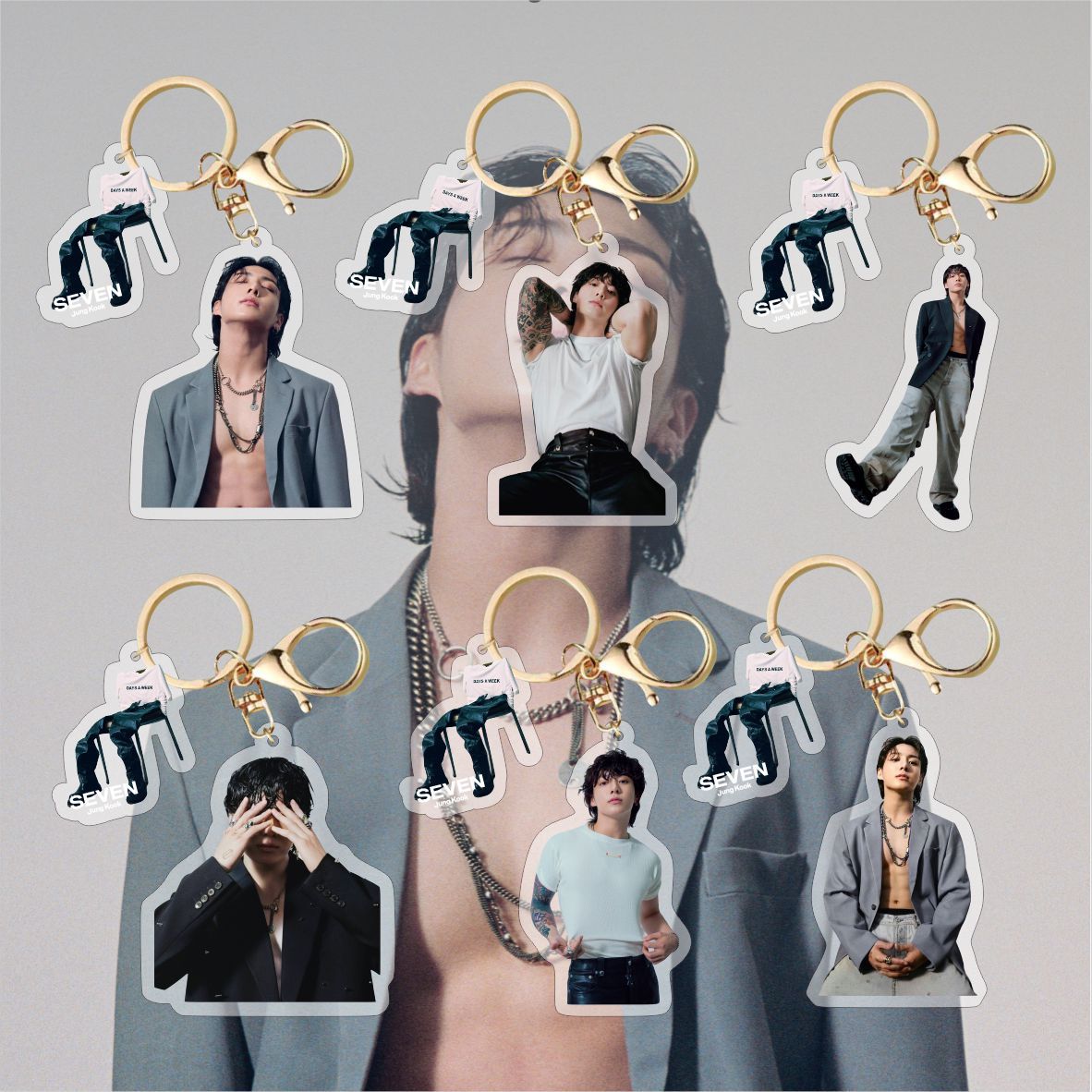 Jungkook Seven Keychain