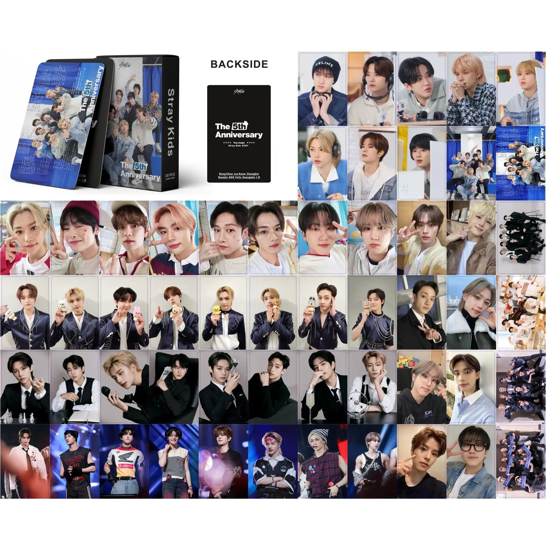 SKZ The 5th Anniversary Photocards Limited Edition