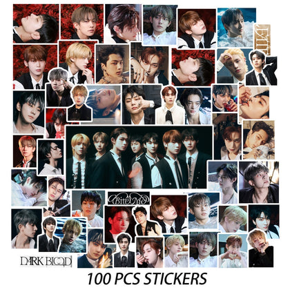 ENHYPEN DARK BLOOD Official Waterproof Stickers 100Pcs