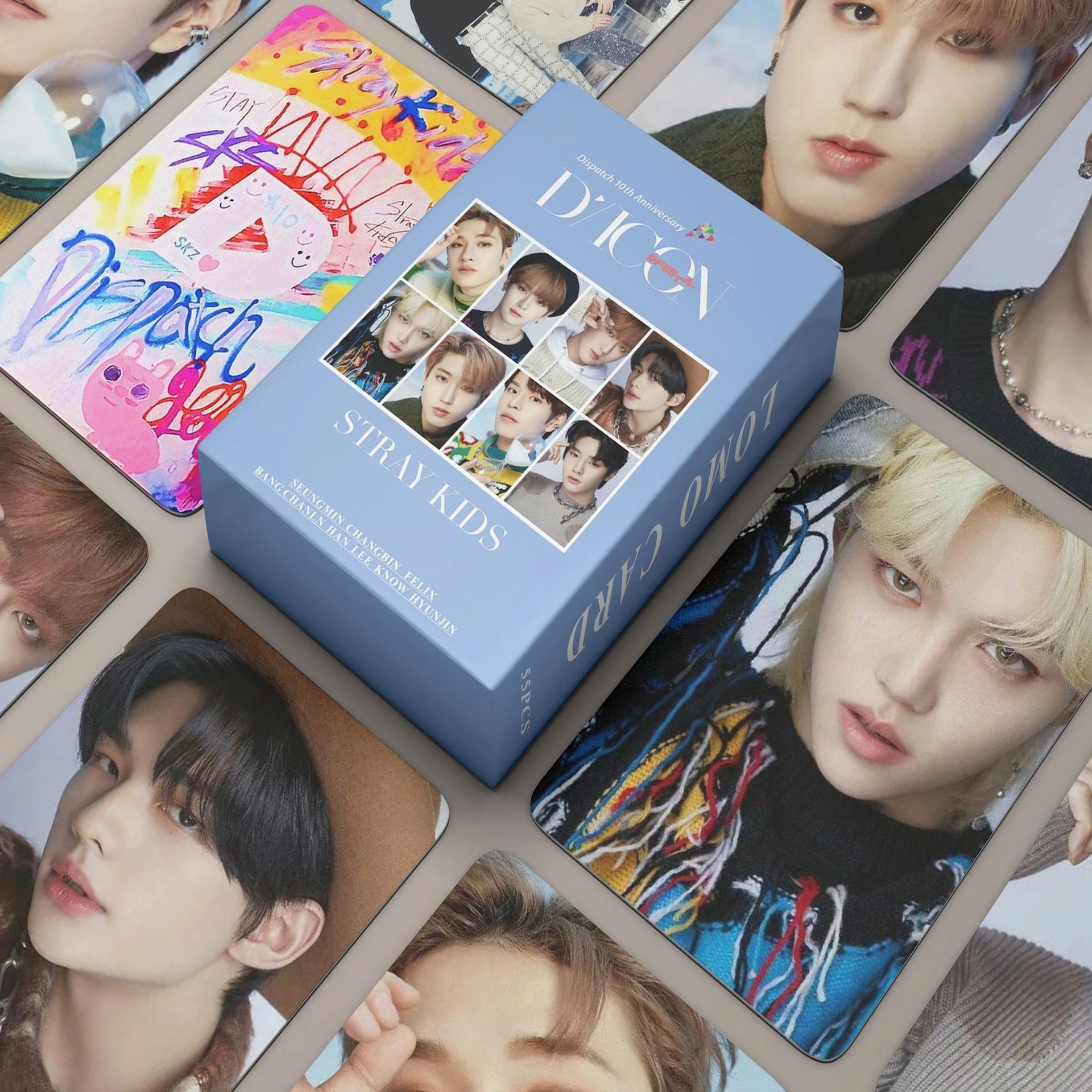 QOCUILC BTS Photocard, Photocard BTS, 55 Pieces Kpop Lomo