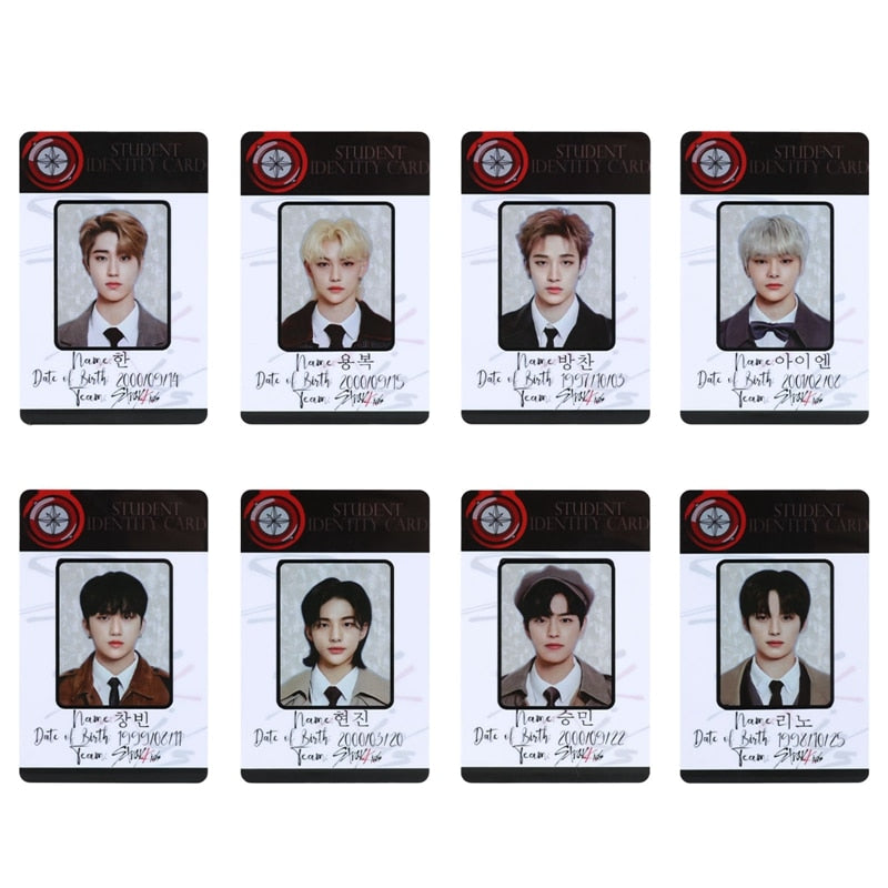 STRAY KIDS Official Photocards - Student ID Card