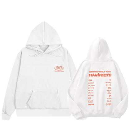 ENHYPEN WORLD TOUR HOODIE - MANIFESTO:DAY 1