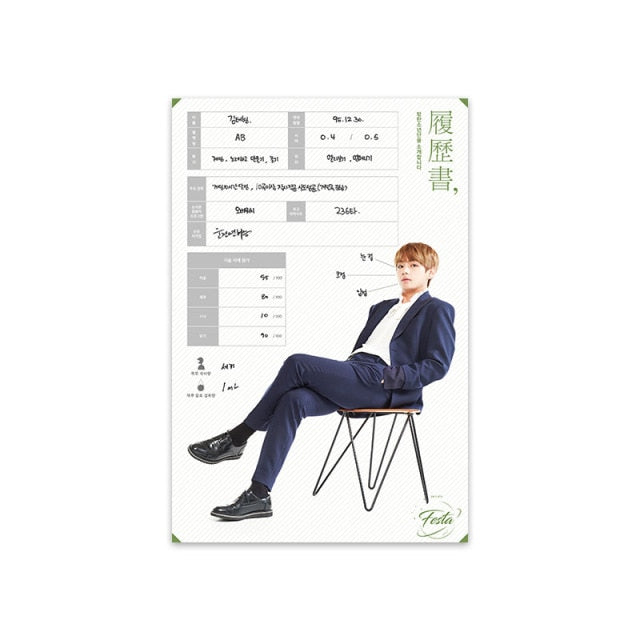 BTS Poster Wall Poster /Bedroom/Living Room/Decoration - Self Introduction
