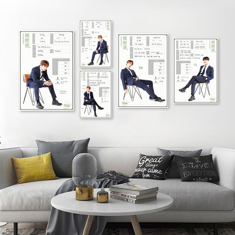 BTS Poster Wall Poster /Bedroom/Living Room/Decoration - Self Introduction