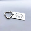 YET TO COME Heart Keychain