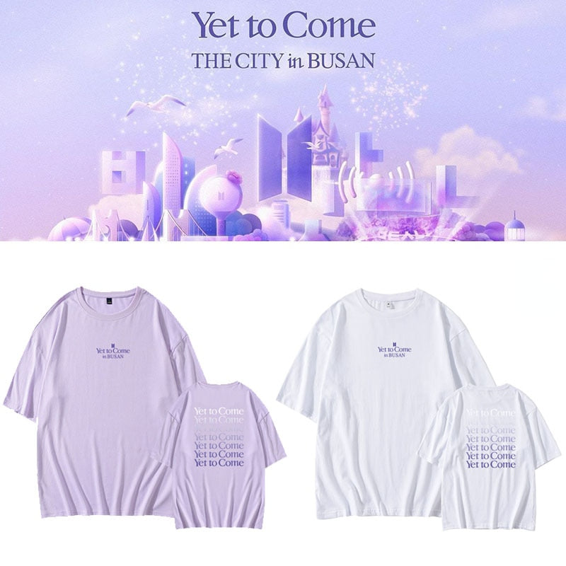BTS Yet To Come in BUSAN公式 LサイズTシャツ　釜山コン BTS Yet to Come THE CITY in BUSAN T-shirt